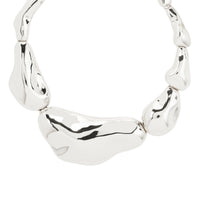 Statement Necklace Silver-plated