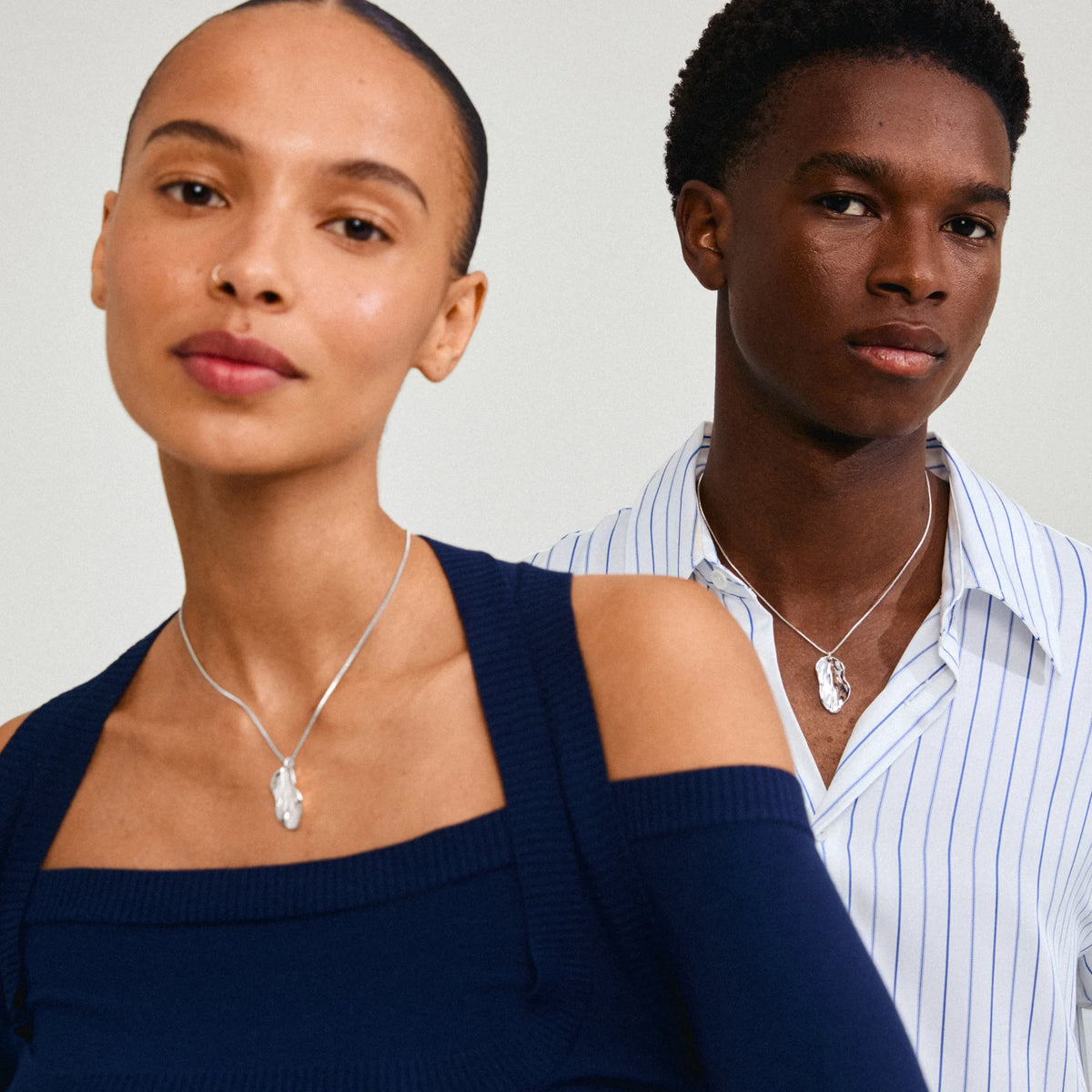 Eclips Necklace Silver-plated