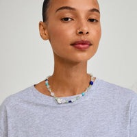 Dream Necklace Blue/silver-plated