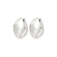 Sense Hoop Silver Plated
