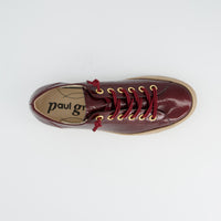 Patent Sneaker with Gold Eyelets