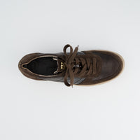 Suede Sneaker with Velvet Stripe