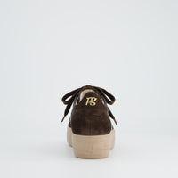 Suede Sneaker with Velvet Stripe