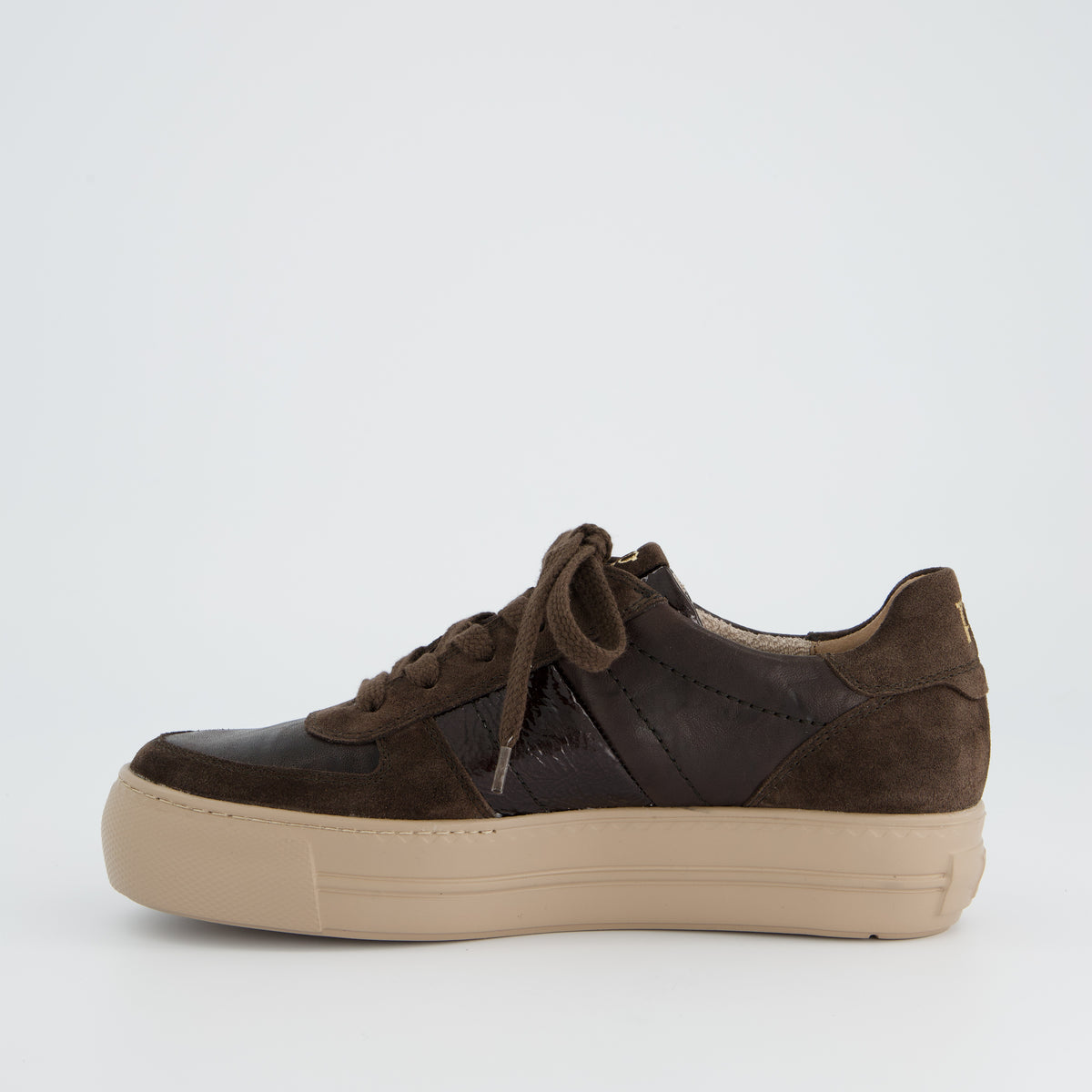 Suede Sneaker with Velvet Stripe