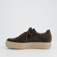 Suede Sneaker with Velvet Stripe