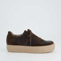Suede Sneaker with Velvet Stripe