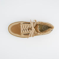 Honey Suede Zip Sneaker
