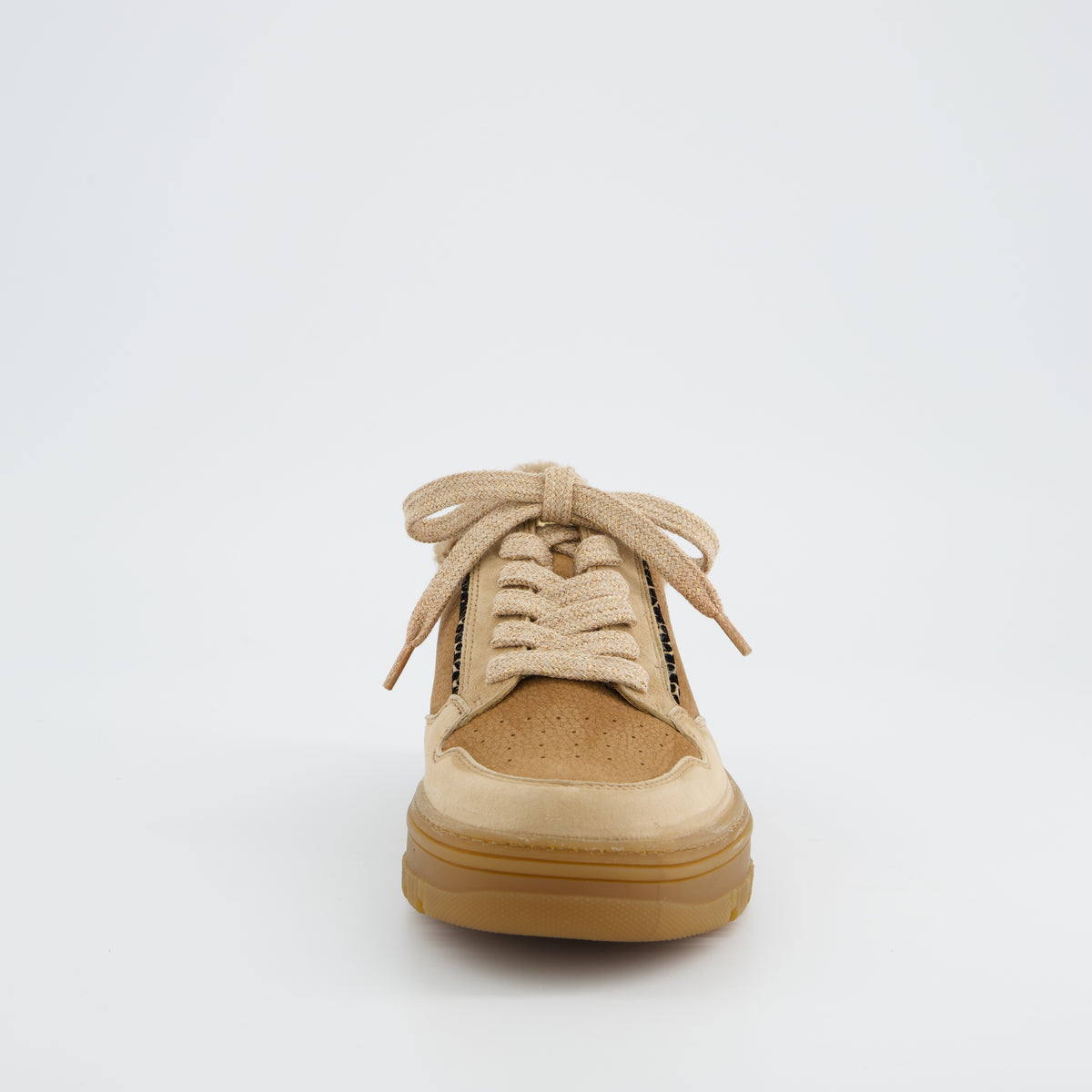 Honey Suede Zip Sneaker