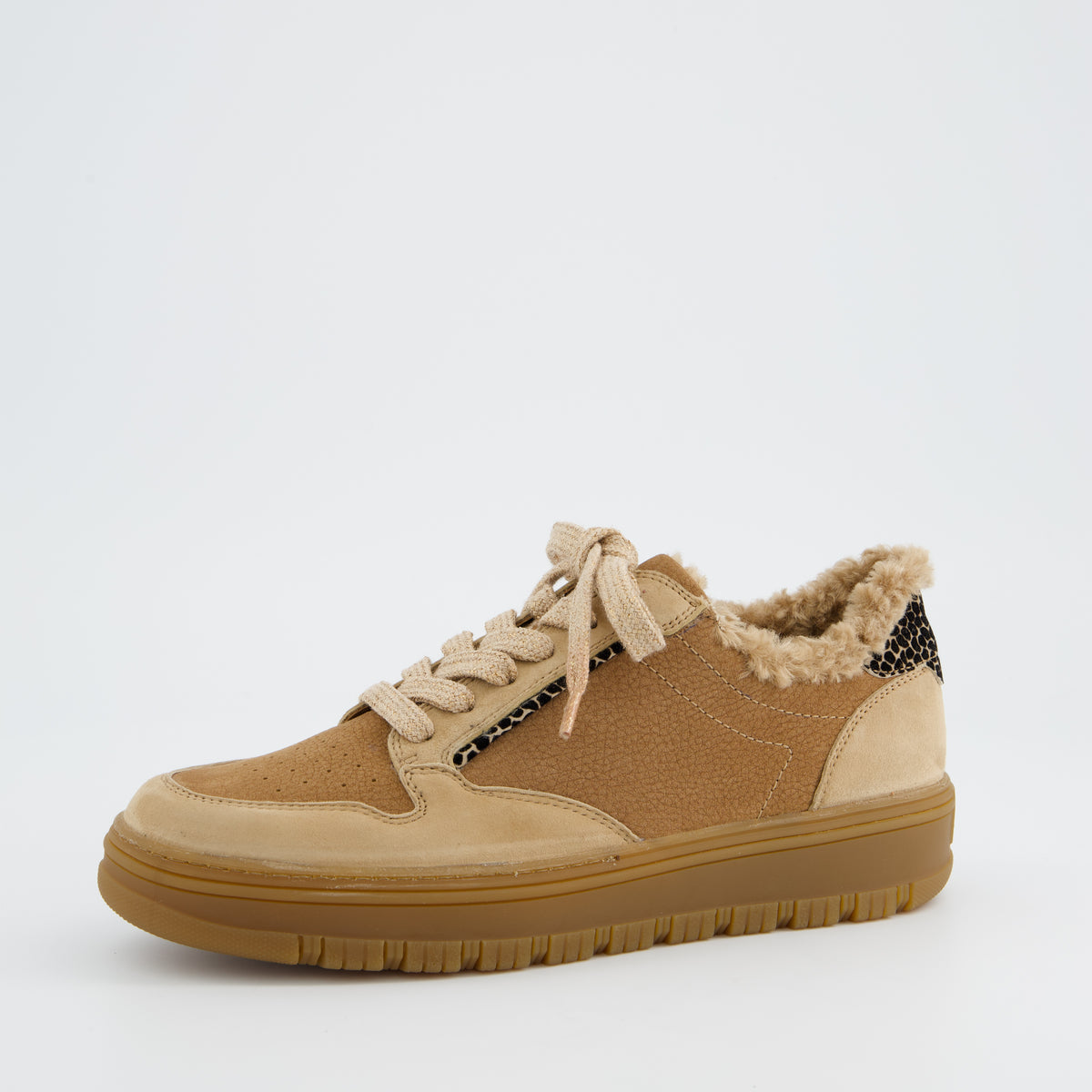 Honey Suede Zip Sneaker