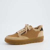 Honey Suede Zip Sneaker