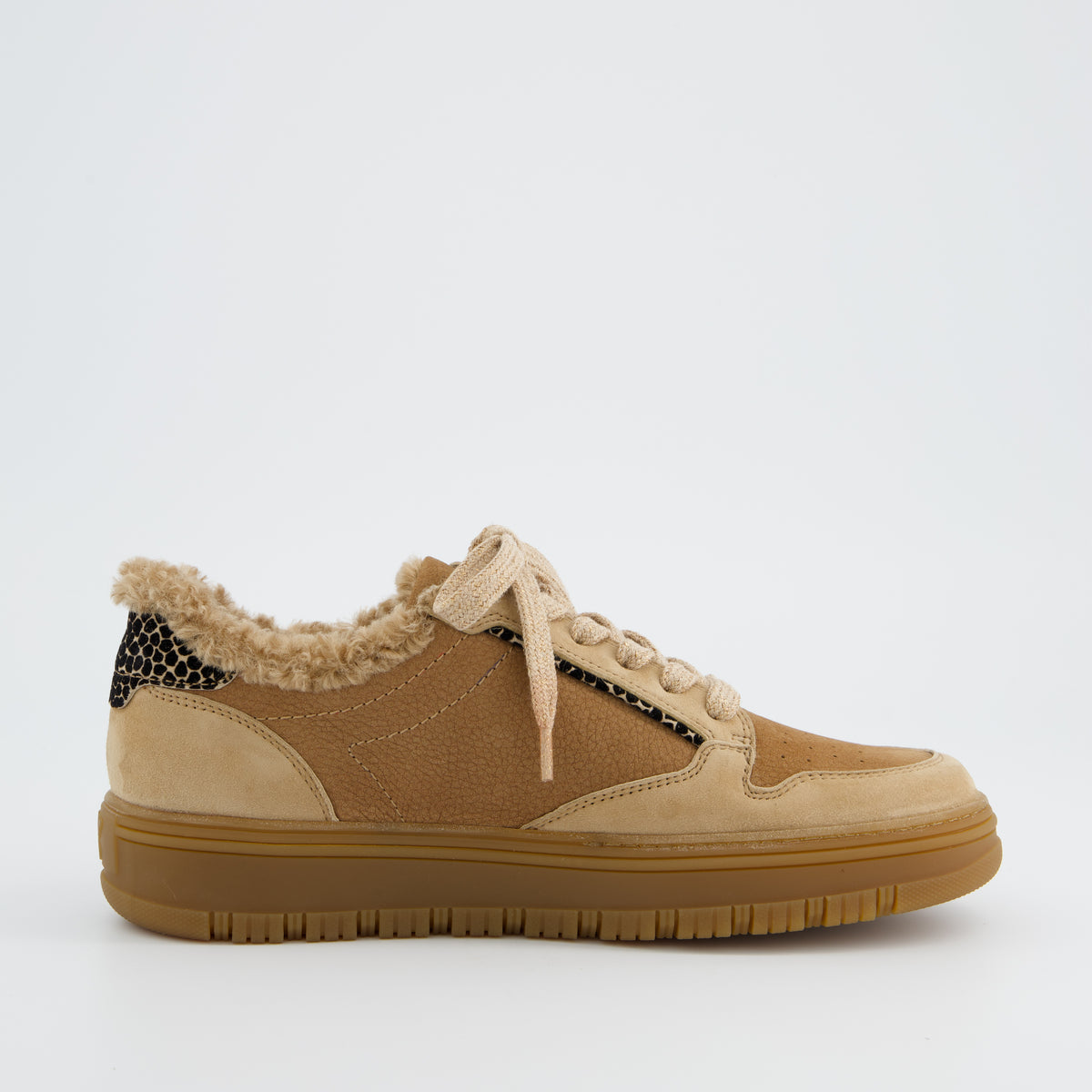 Honey Suede Zip Sneaker