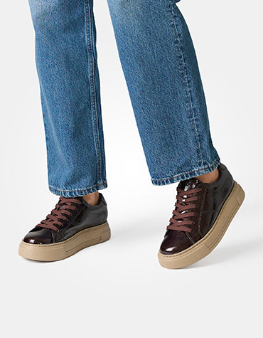 Patent Leather Sneaker
