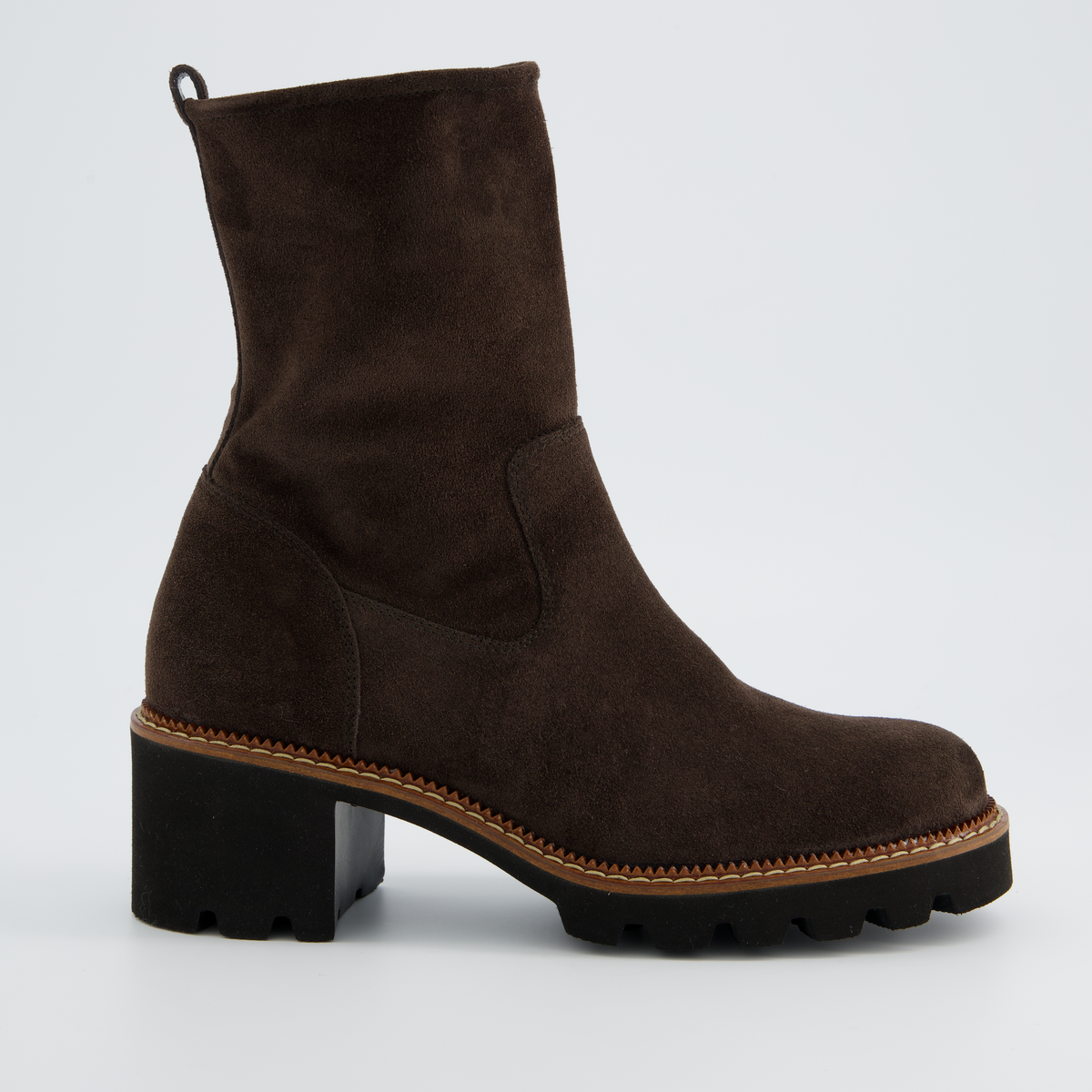 Suede Chunky Boot