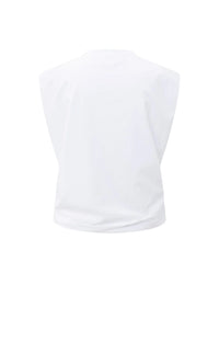 Sleeveless Top Shoulder Pads