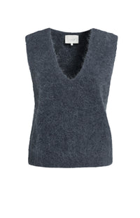 Soft Knit Spencer with Deep V-neck