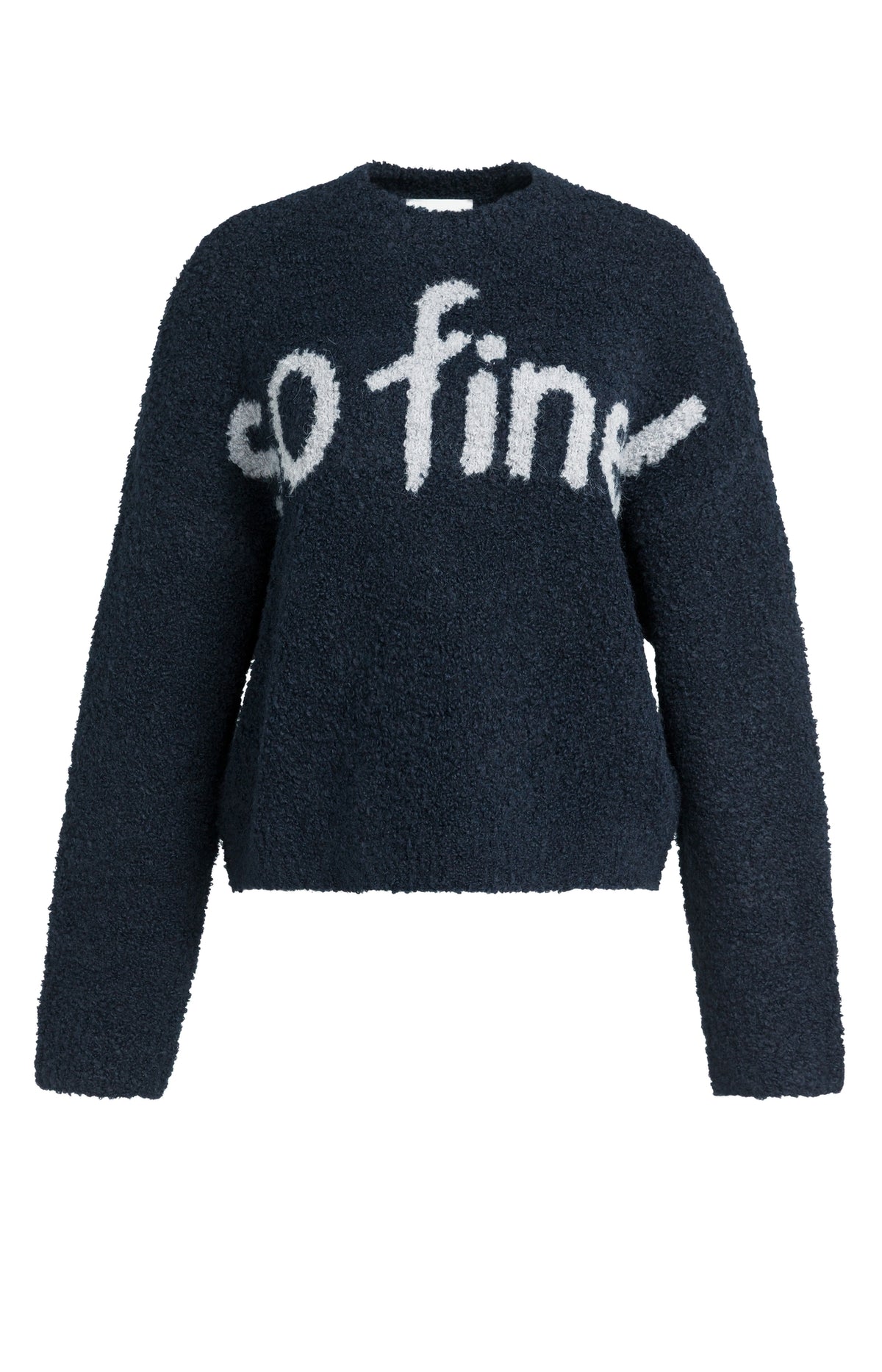 Knitted Sweater with Artwork -