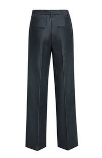 Woven trousers with Belt - Cat Black