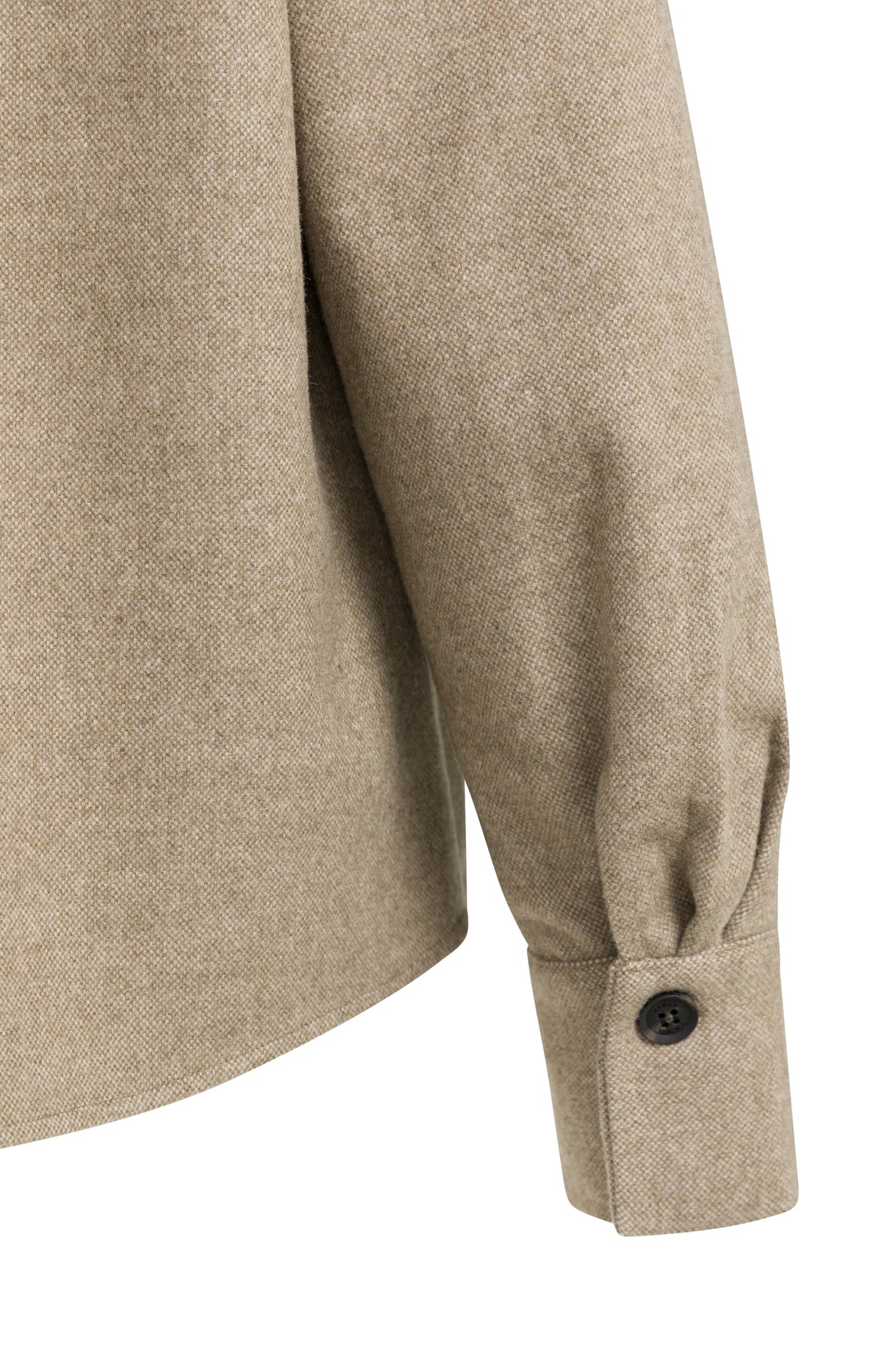 Blazer with Contrast Fabric and Loose Fit -