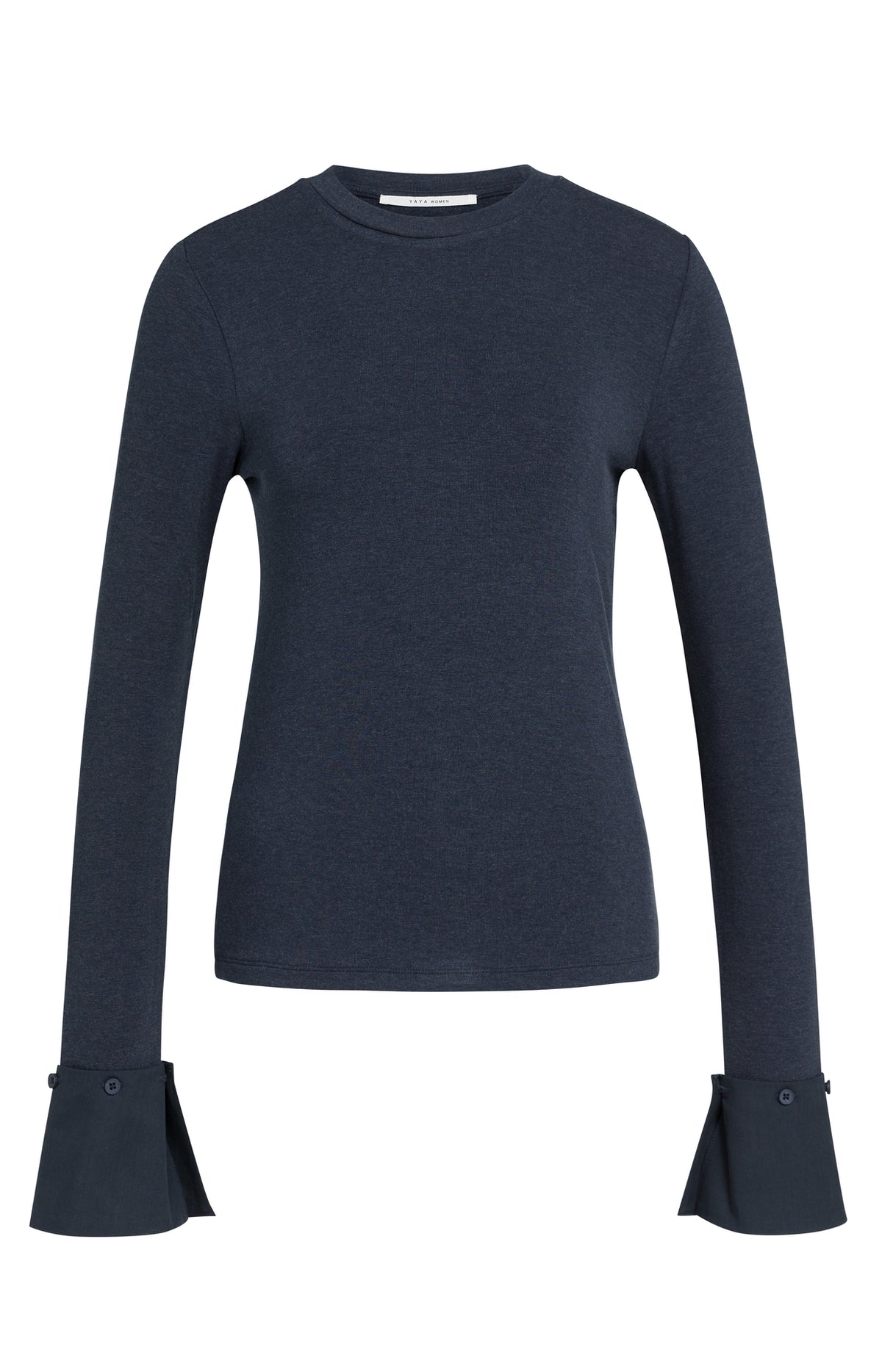 Jersey Top with Removable Cuffs -