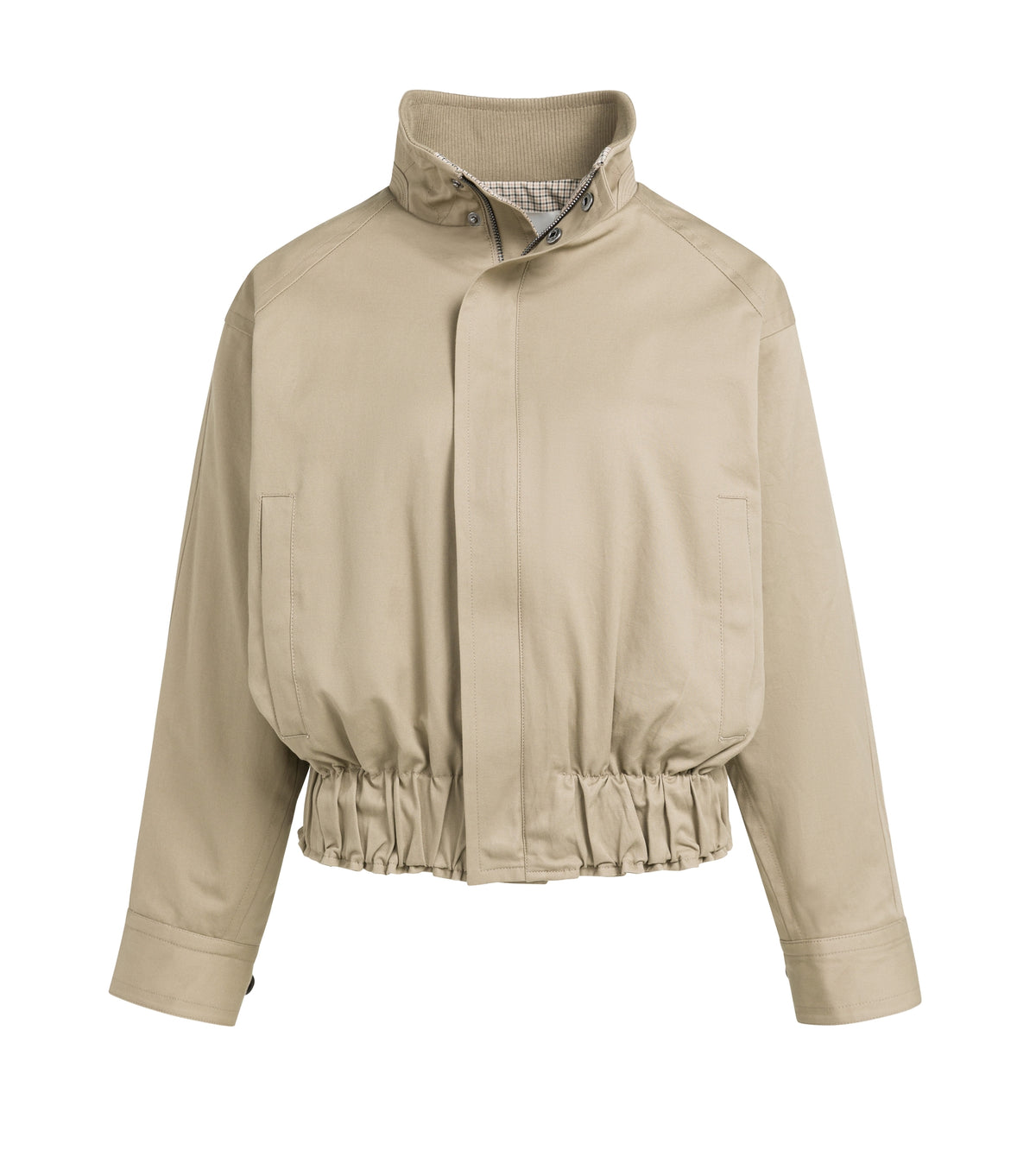 Oversized Jacket Stand Collar