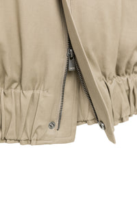 Oversized Jacket Stand Collar