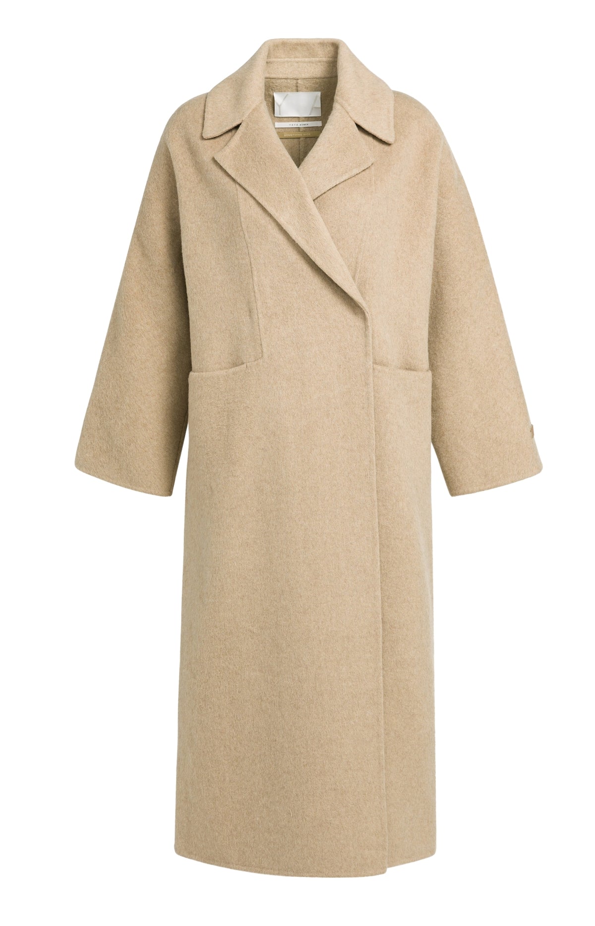 Extra Long Wool bBend Coat with Oversized fFt -