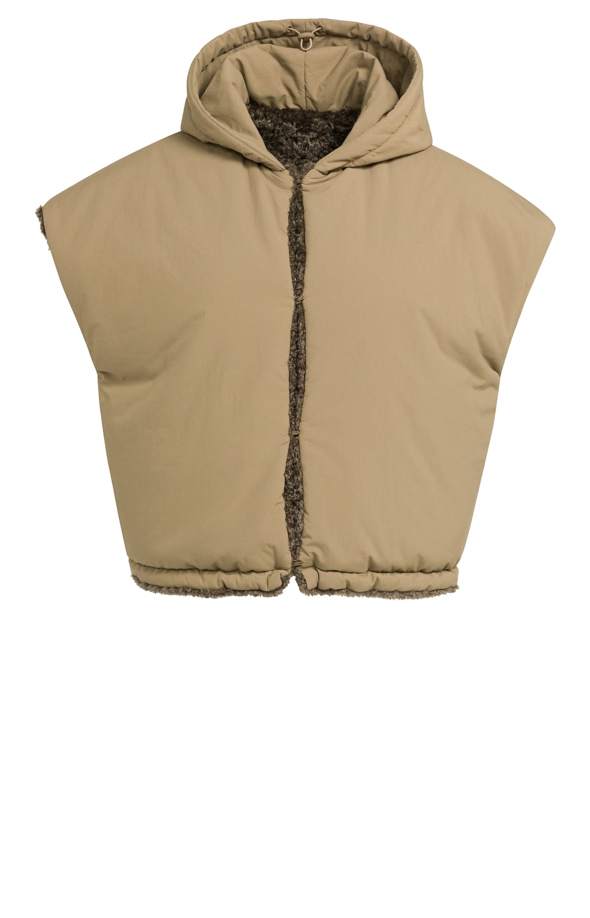 Reversible Bodywarmer with Hood