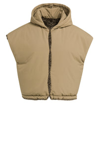 Reversible Bodywarmer with Hood