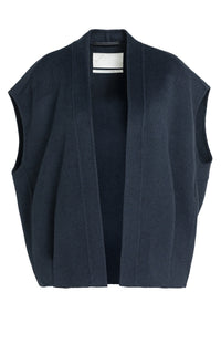 Oversized Wool Blend Bodywarmer