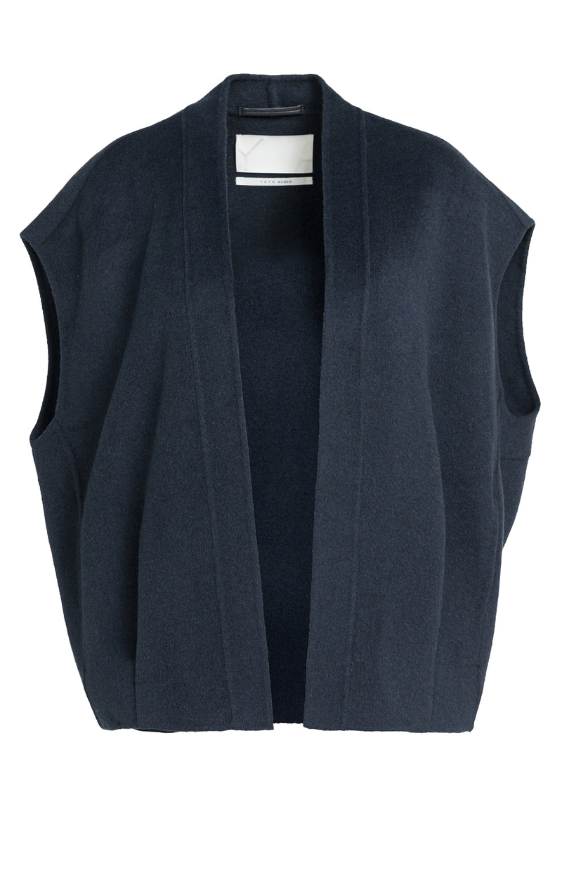 Oversized Wool Blend Bodywarmer