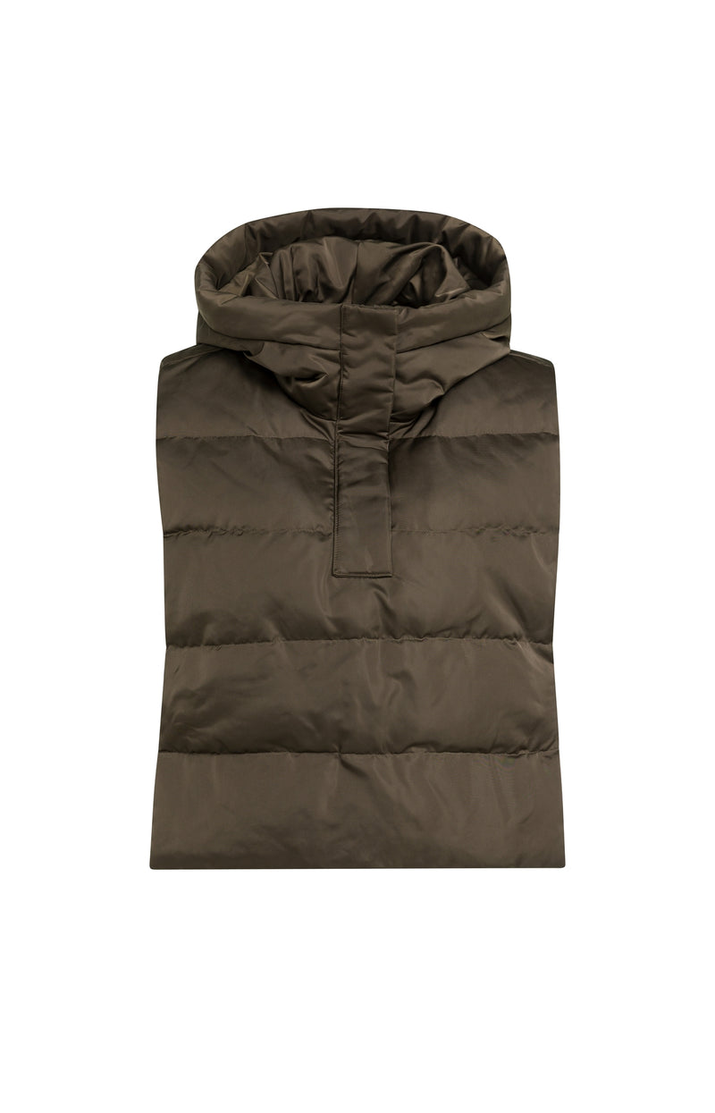 Padded Bodywarmer with Hood
