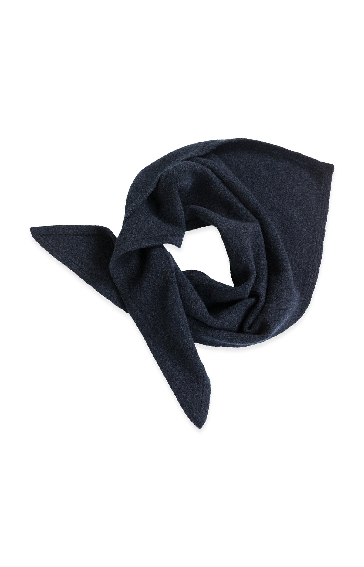 Knitted Triangle Scarf -
