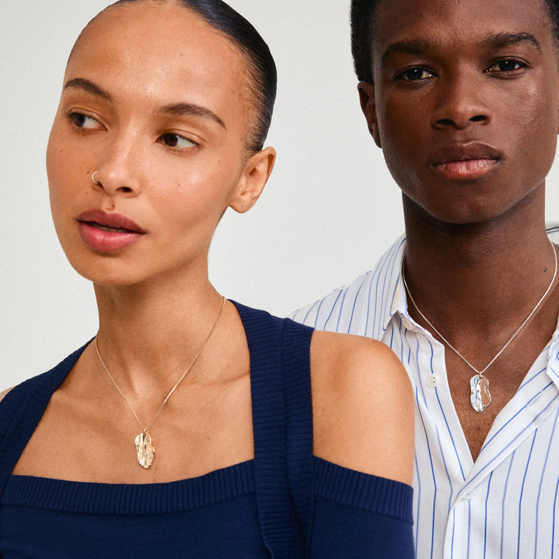 Eclips Necklace Silver-plated