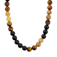 Unfold  Necklace Gold-plated/brown