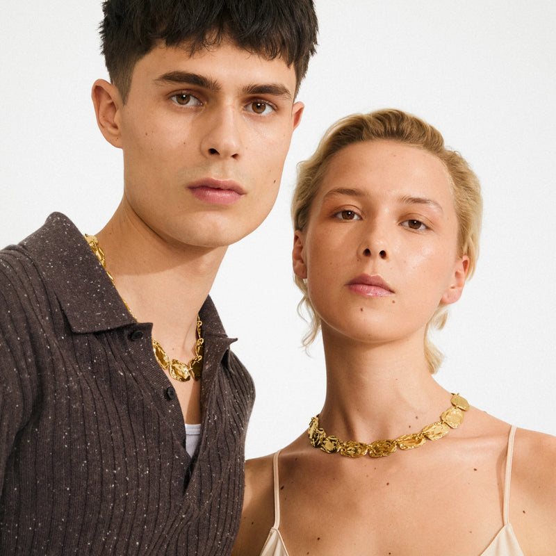 Shift  Necklace Slver-plated