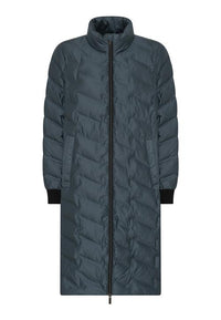 Etage Storm Blue Long Puffer Coat