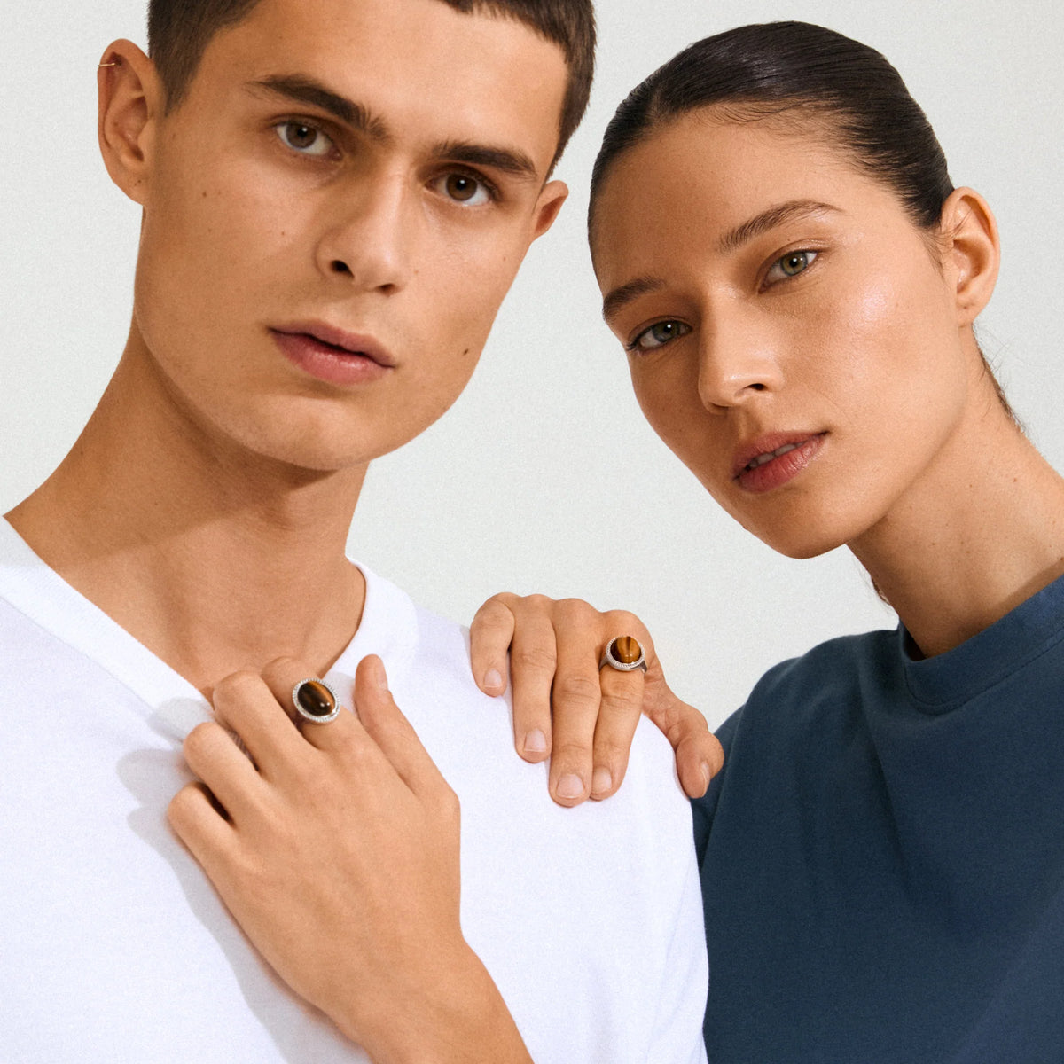 Between  Ring Silver-plated