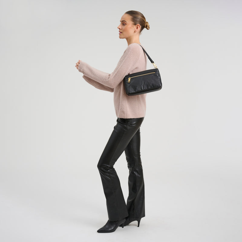 Powerfield Sheep Leather Crossover Bag