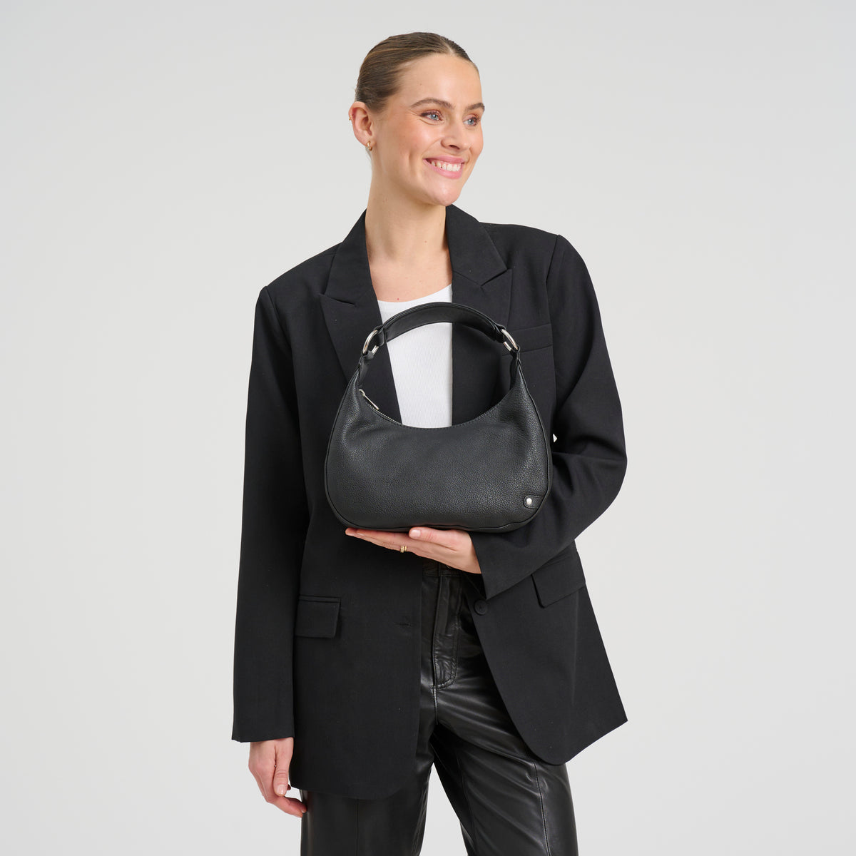 Classic Calf Leather Shoulder Bag