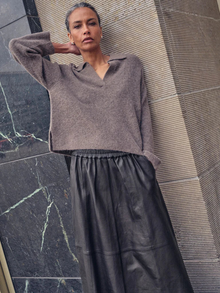 MMDeena Leather Skirt