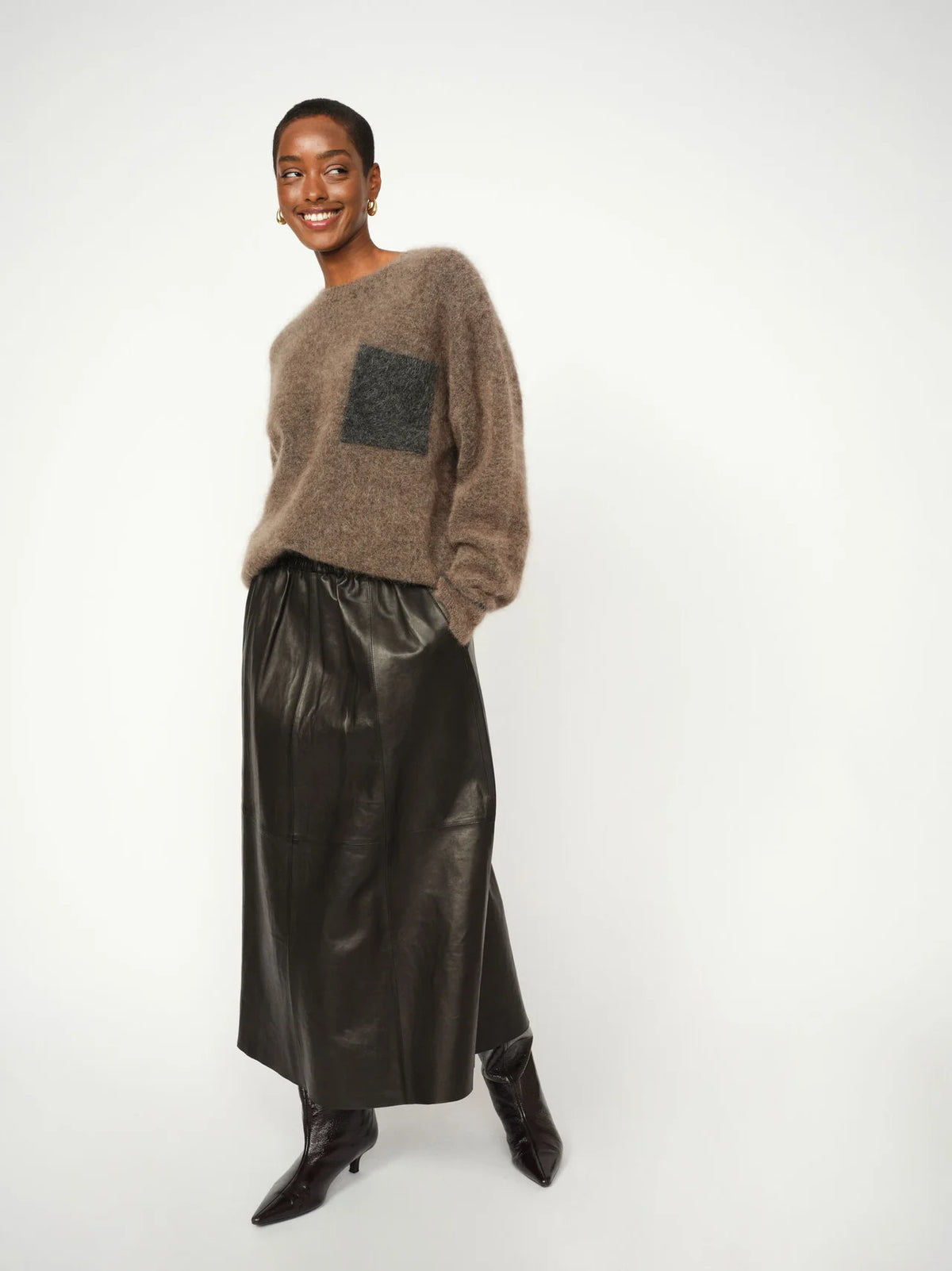 MMDeena Leather Skirt