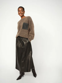 MMDeena Leather Skirt