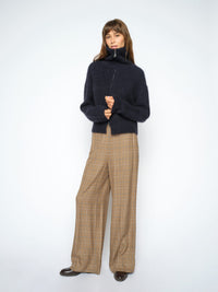 Hulda Knit Zip Cardigan
