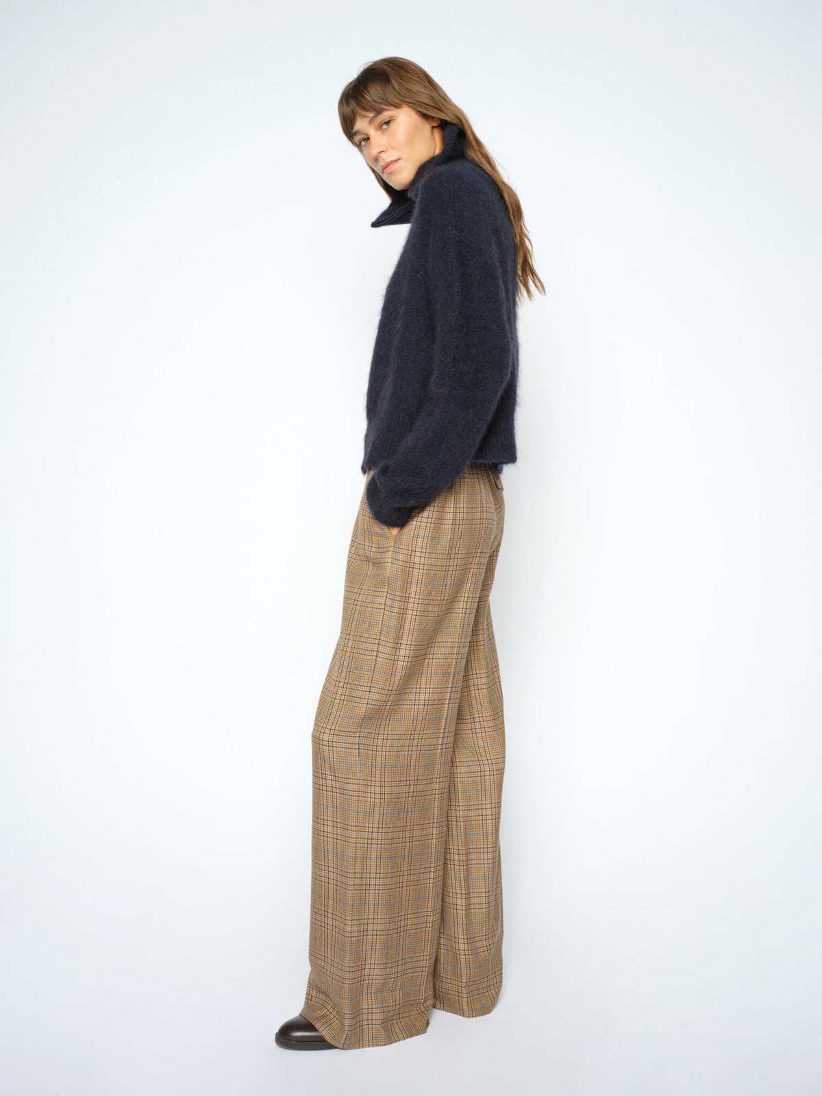Hulda Knit Zip Cardigan