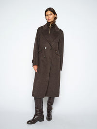 Alva Loisa Mock Neck Coat