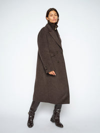 Alva Loisa Mock Neck Coat