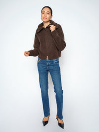 Hulda Knit Zip Cardigan