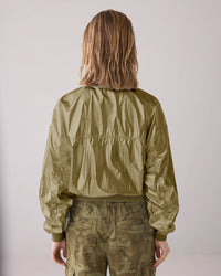 Metallic Bomber Jacket