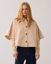 Cape in Crispy Cotton