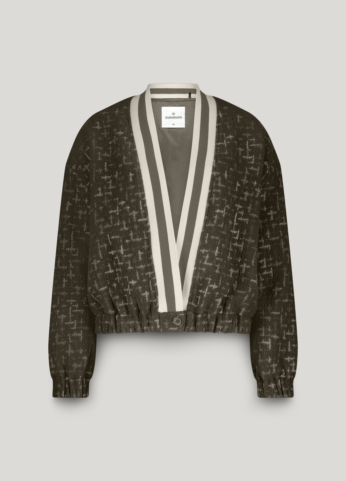 Jacquard Bomber Jacket